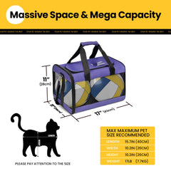 Conlun Cat Carrier interior with safety leash for secure trips