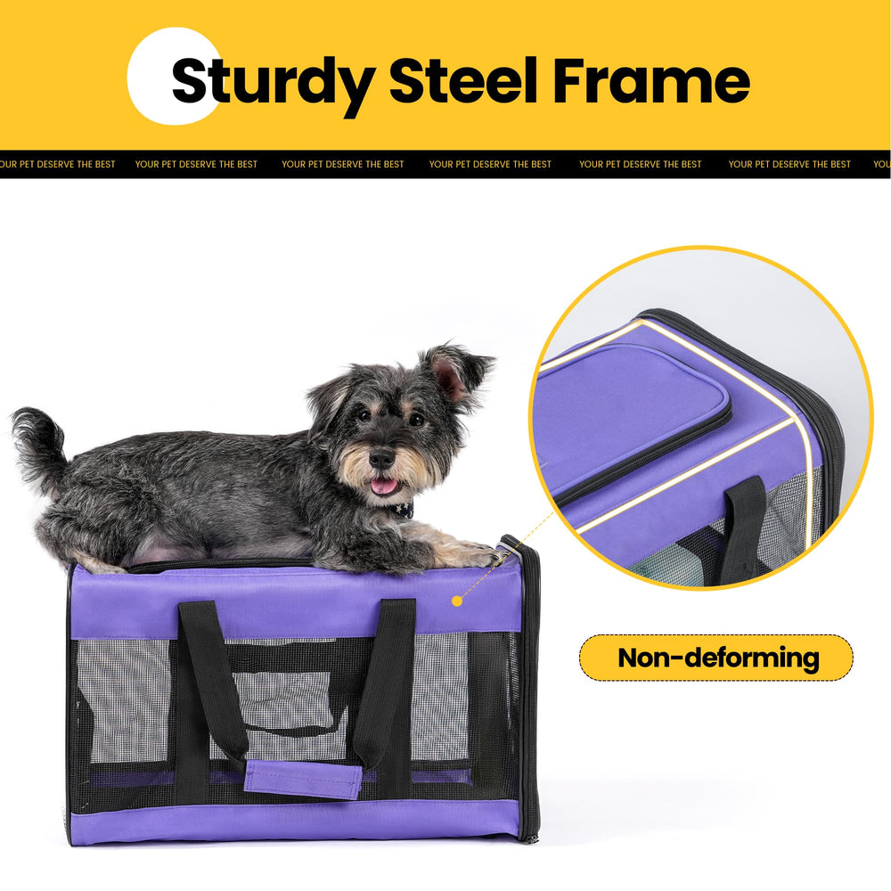 Conlun Cat Carrier padded shoulder strap for comfortable carrying