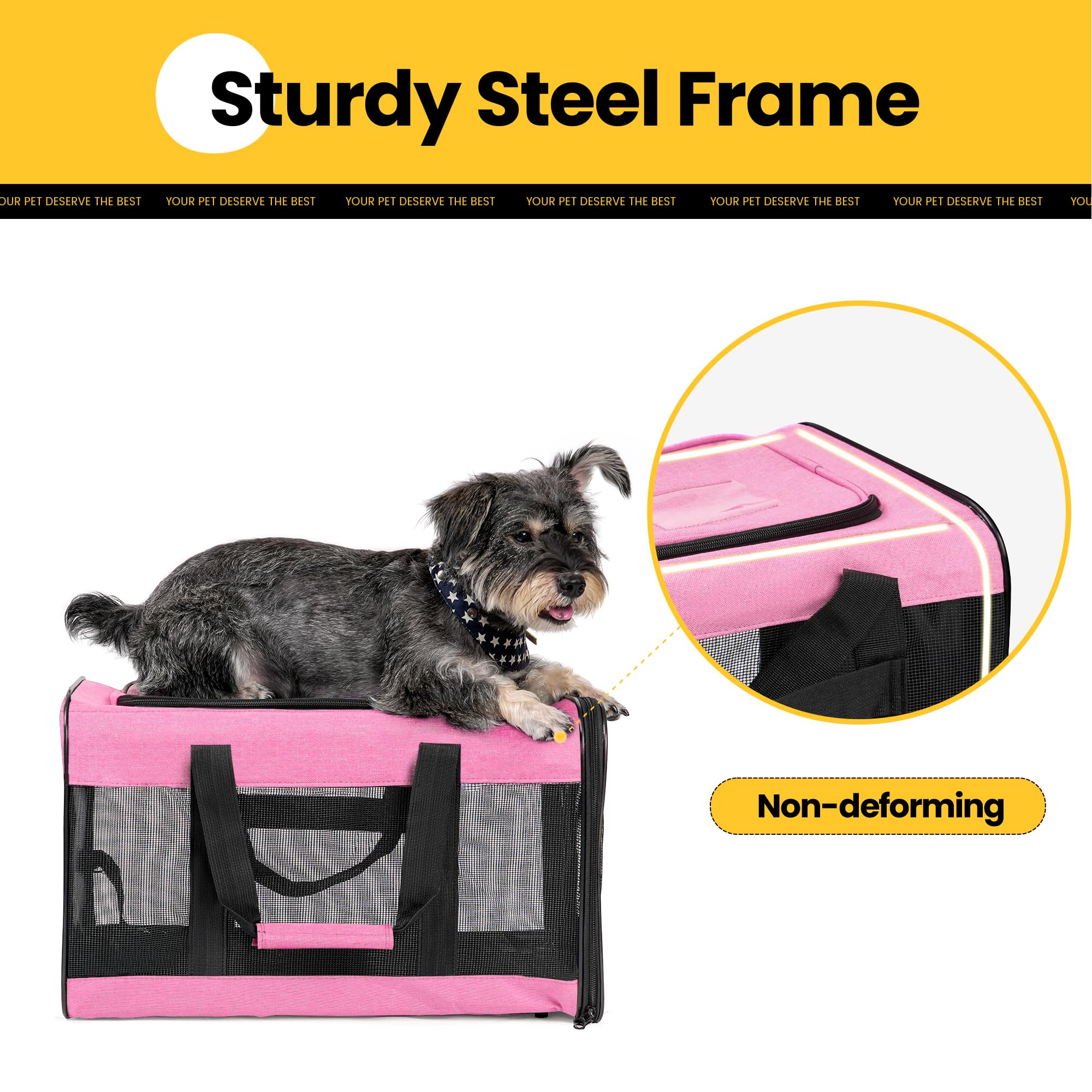 Conlun collapsible design folds flat for storage.