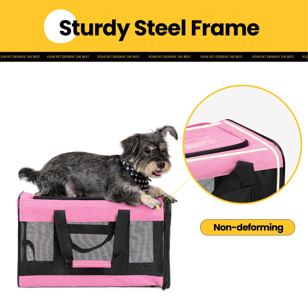 Conlun collapsible design folds flat for storage.