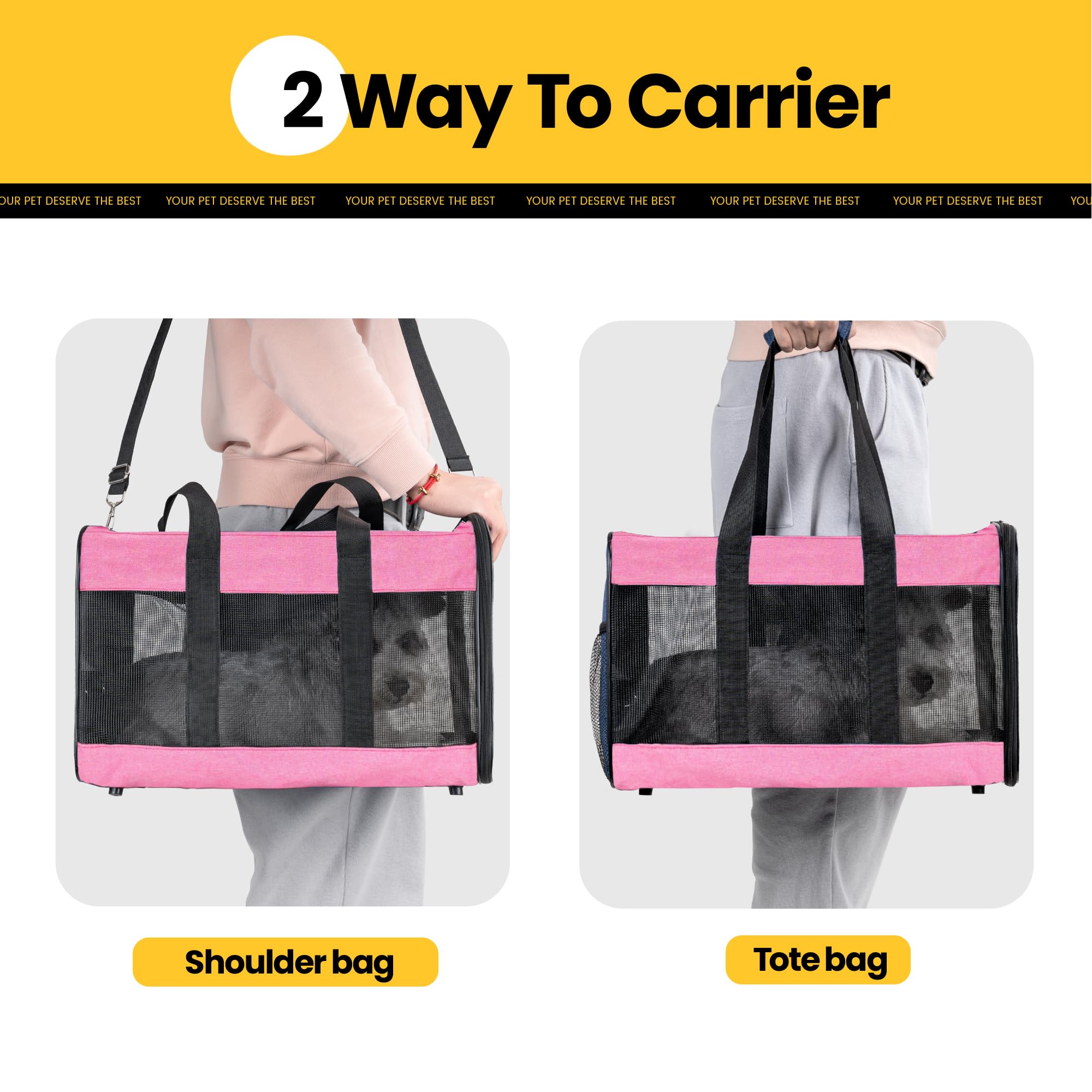 Conlun durable polyester and steel frame supports travel.