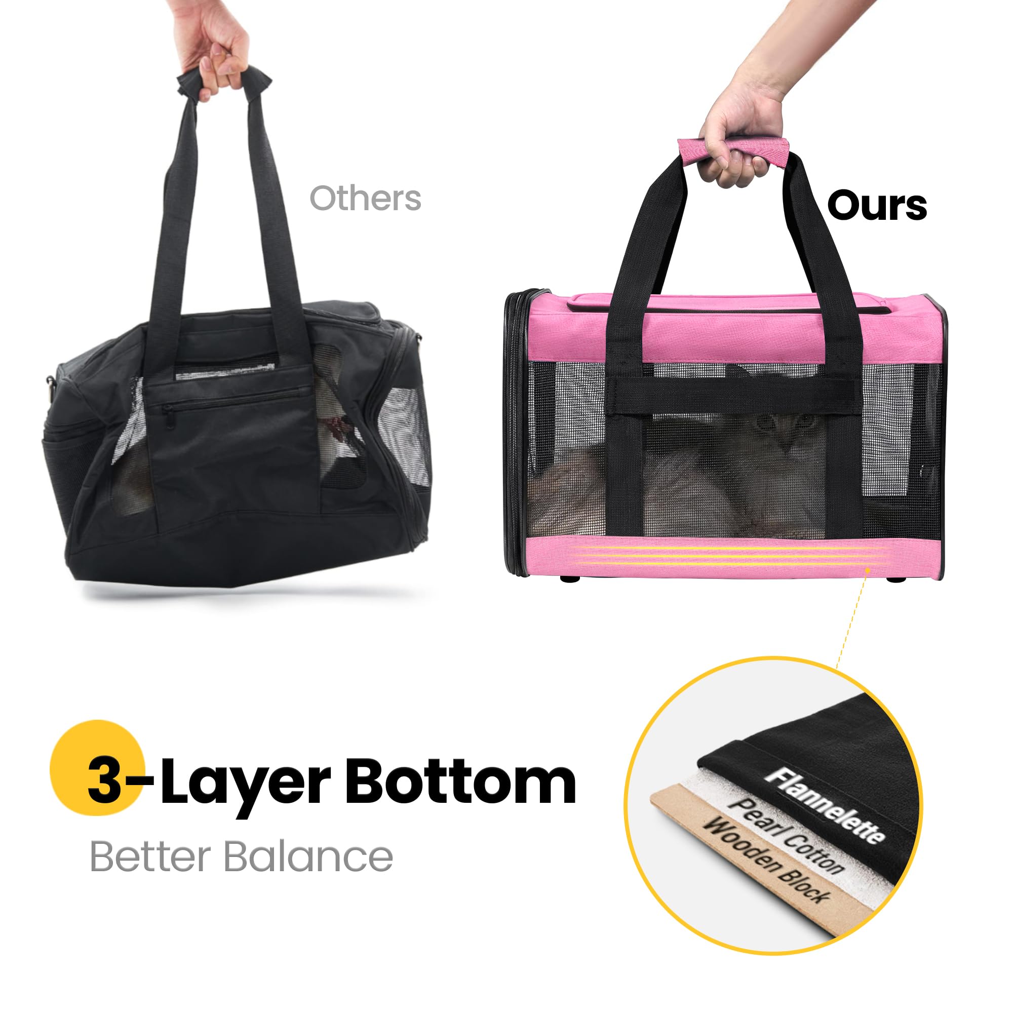 Conlun padded adjustable shoulder strap for comfort.