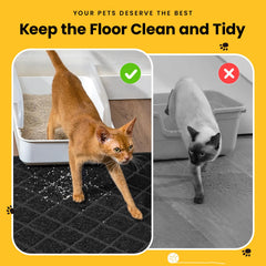 Conlun cat litter mat floor protection for clean living spaces.