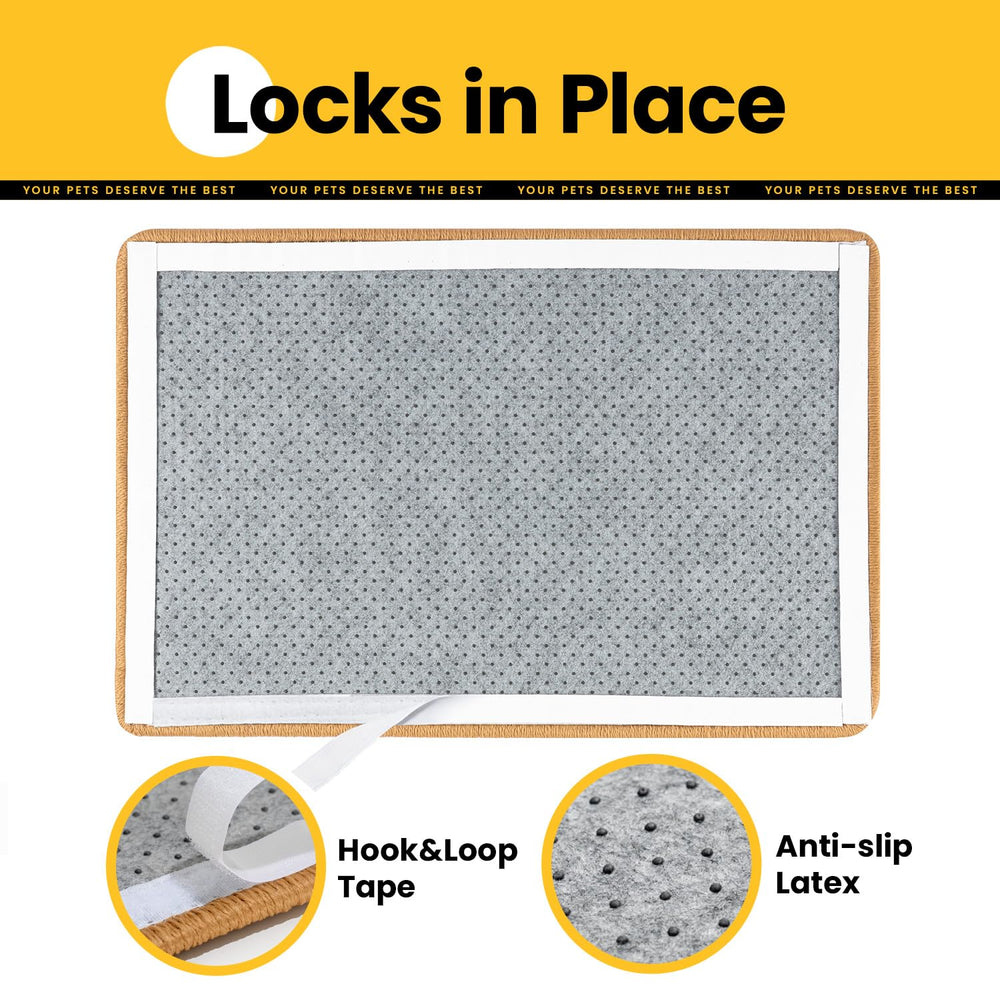 Conlun cat scratch mat 40x60 cm size fits medium spaces in homes
