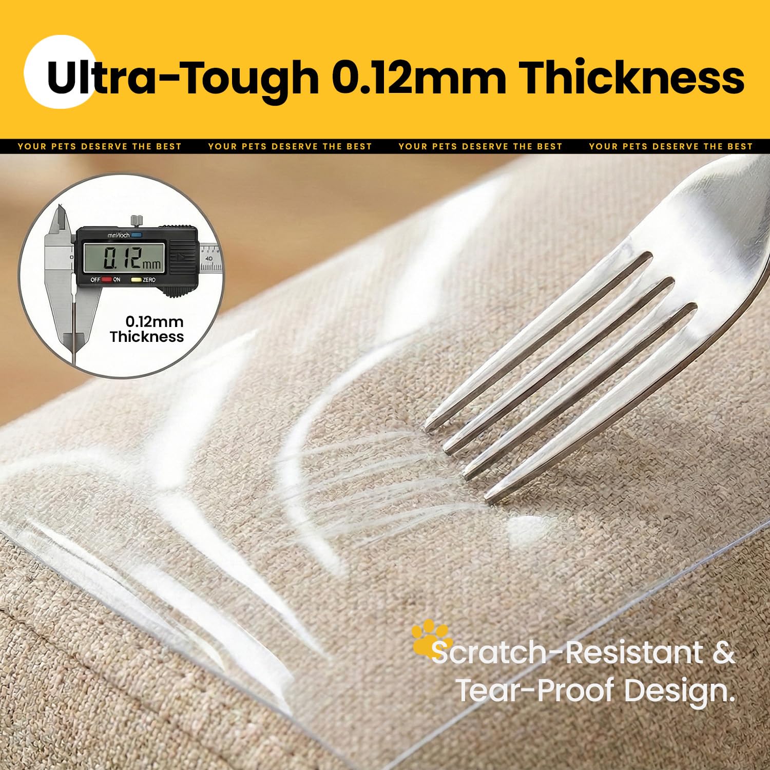 Lightweight sheets flex to curved edges without changing aesthetics