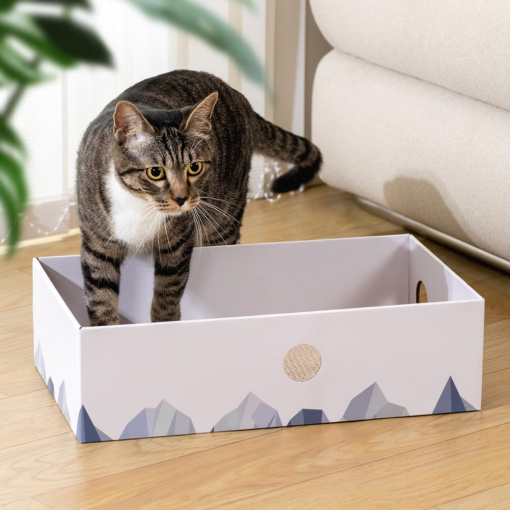 Conlun durable materials withstand enthusiastic scratching sessions.