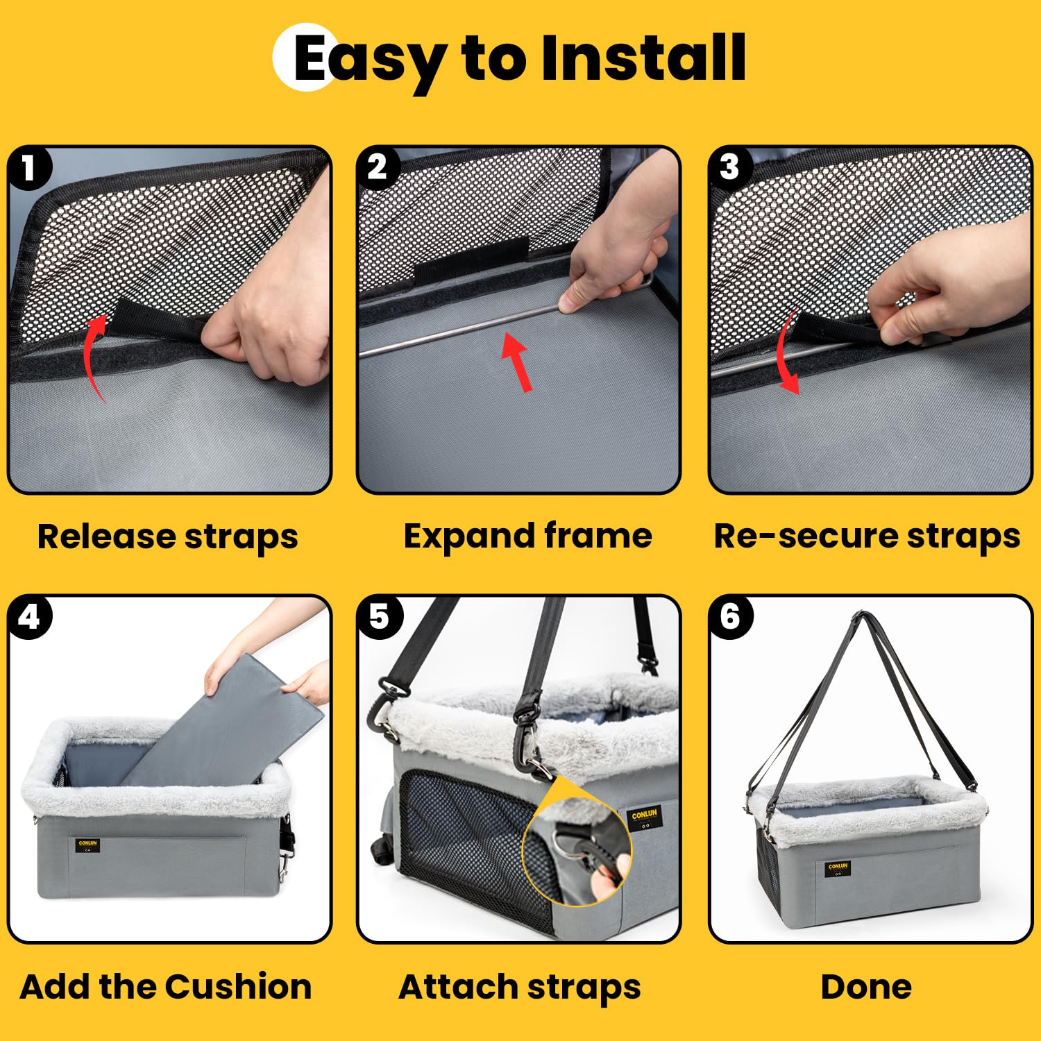 Compact design that folds flat for easy storage.