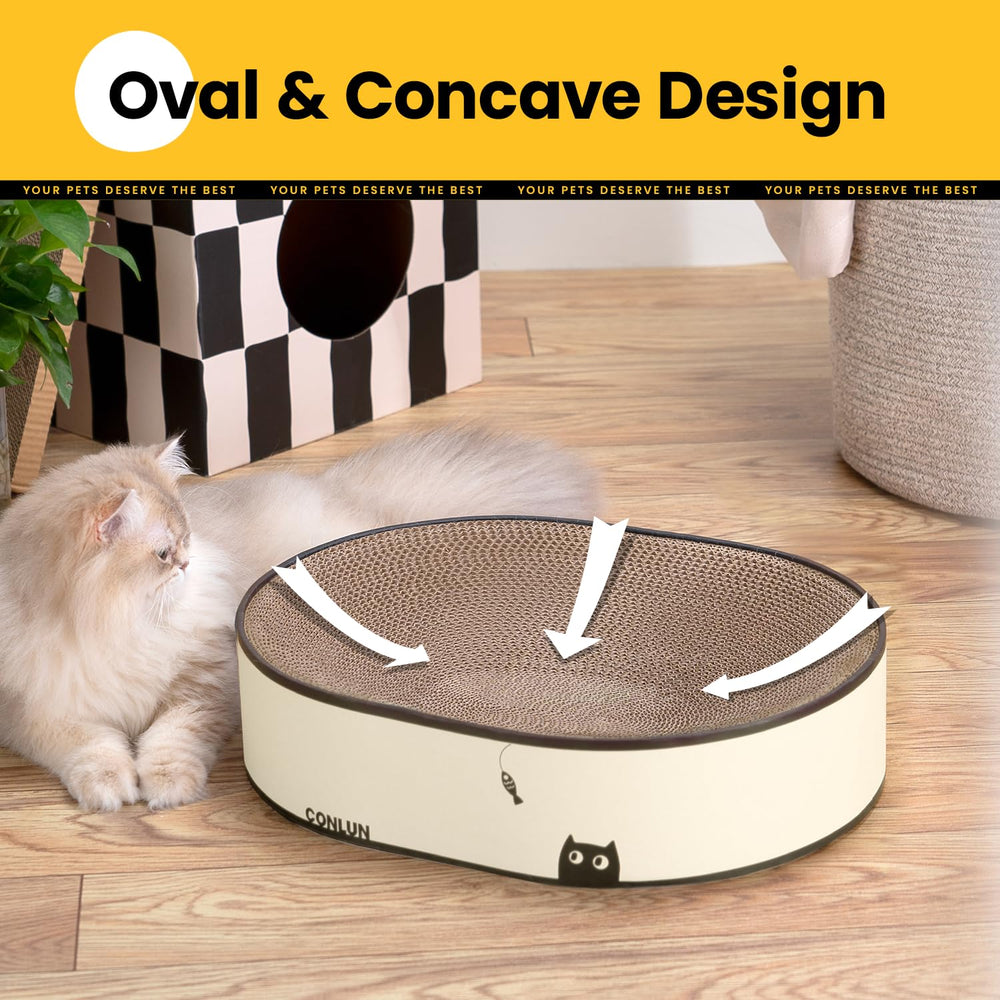 Conlun high-density cardboard surface shows durable scratch area.