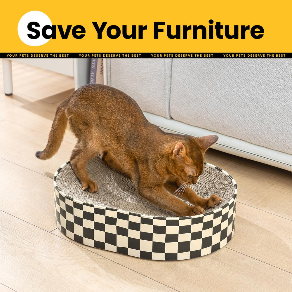 Conlun indoor cat scratcher bed for versatile play and rest