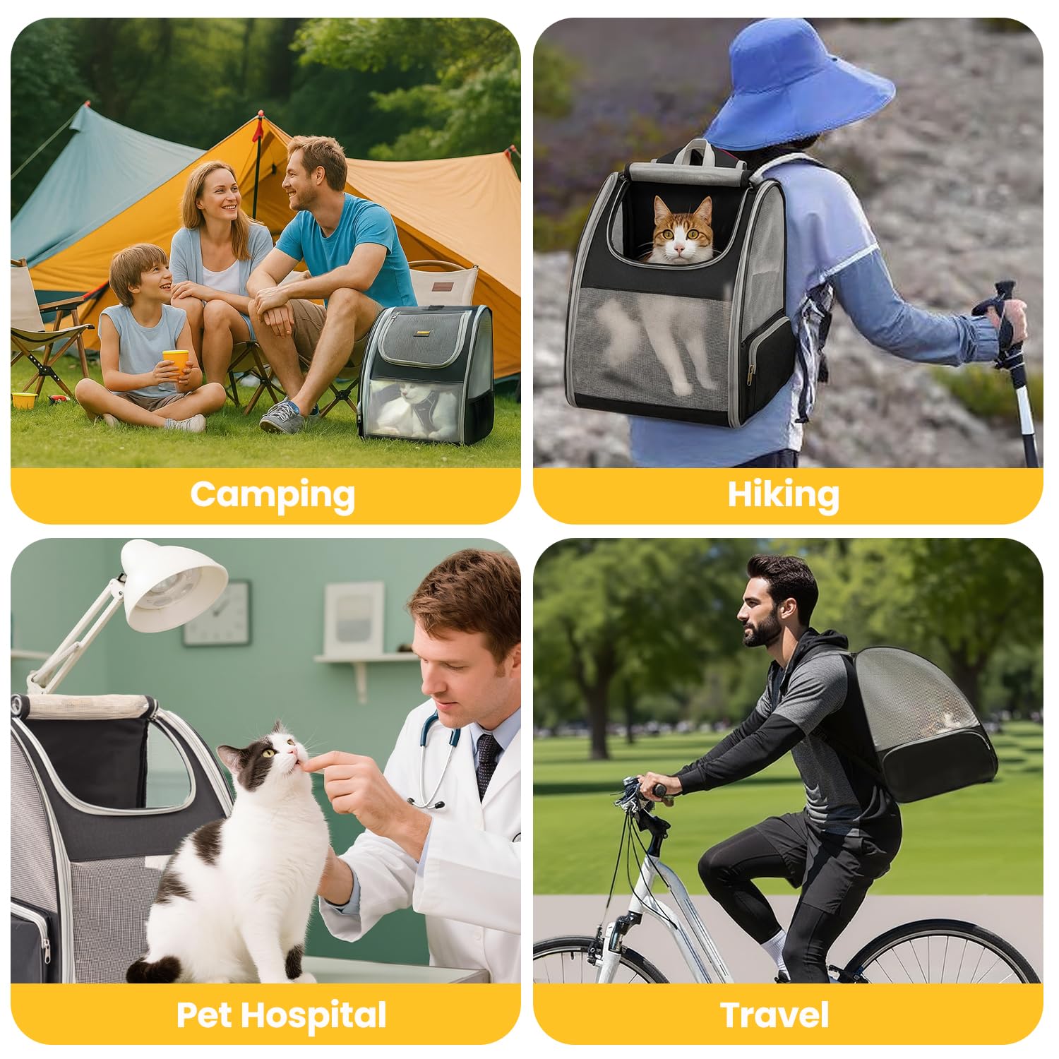 Conlun backpack uses durable, easy-clean materials for daily adventures.