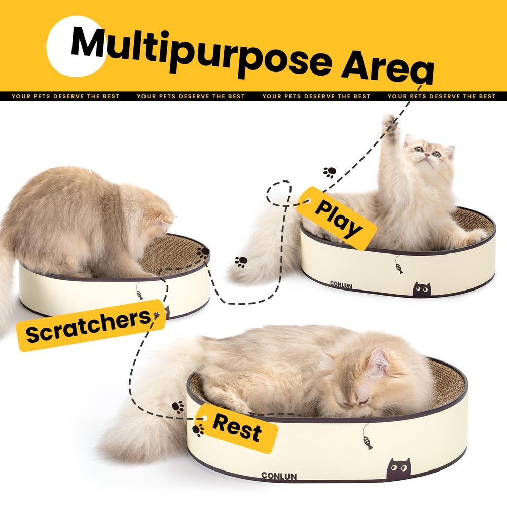 Conlun Scratch and Snooze Combo provides play and rest in one compact unit.