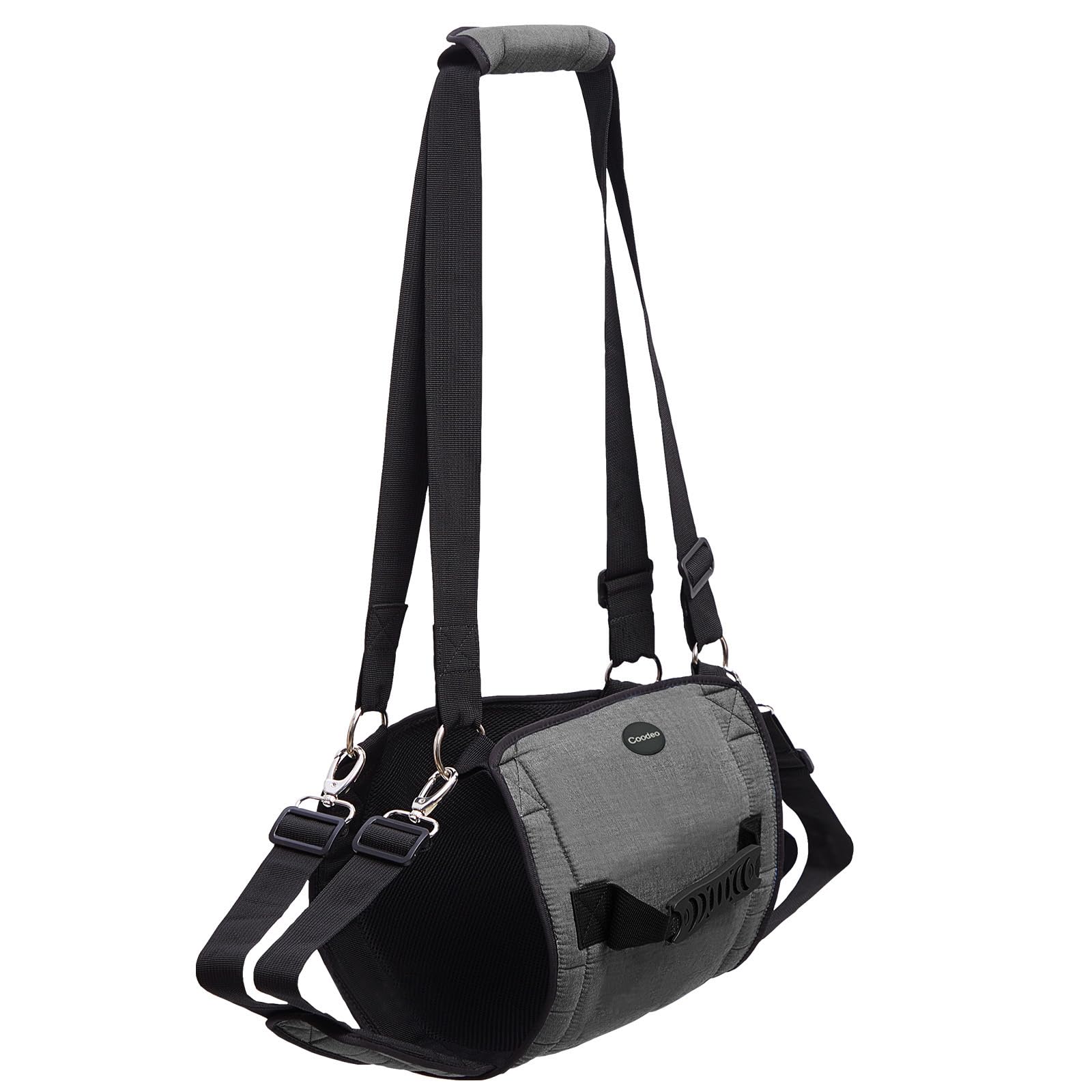 COODEO sling with adjustable straps, XL black, for a secure transfer and comfortable grip