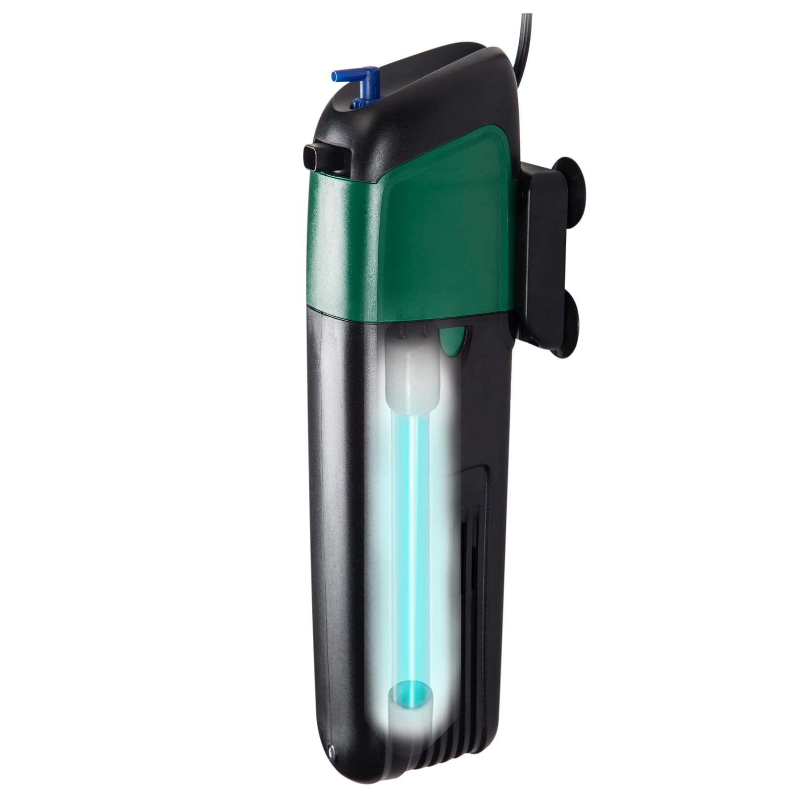 COODIA internal green water killer filter with UV pump, front view, compact in-tank filtration.