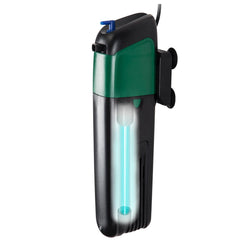 COODIA internal green water killer filter with UV pump, front view, compact in-tank filtration.