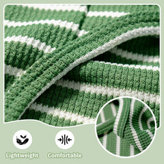 COOHAMS stripe dog shirt breathable waffle knit keeps dogs cool