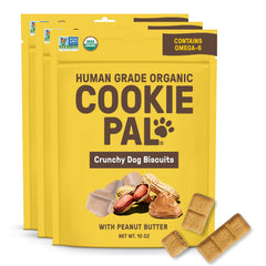 CookiePal crunchy-peanut-butter-biscuits offer a satisfying crunch for training rewards.