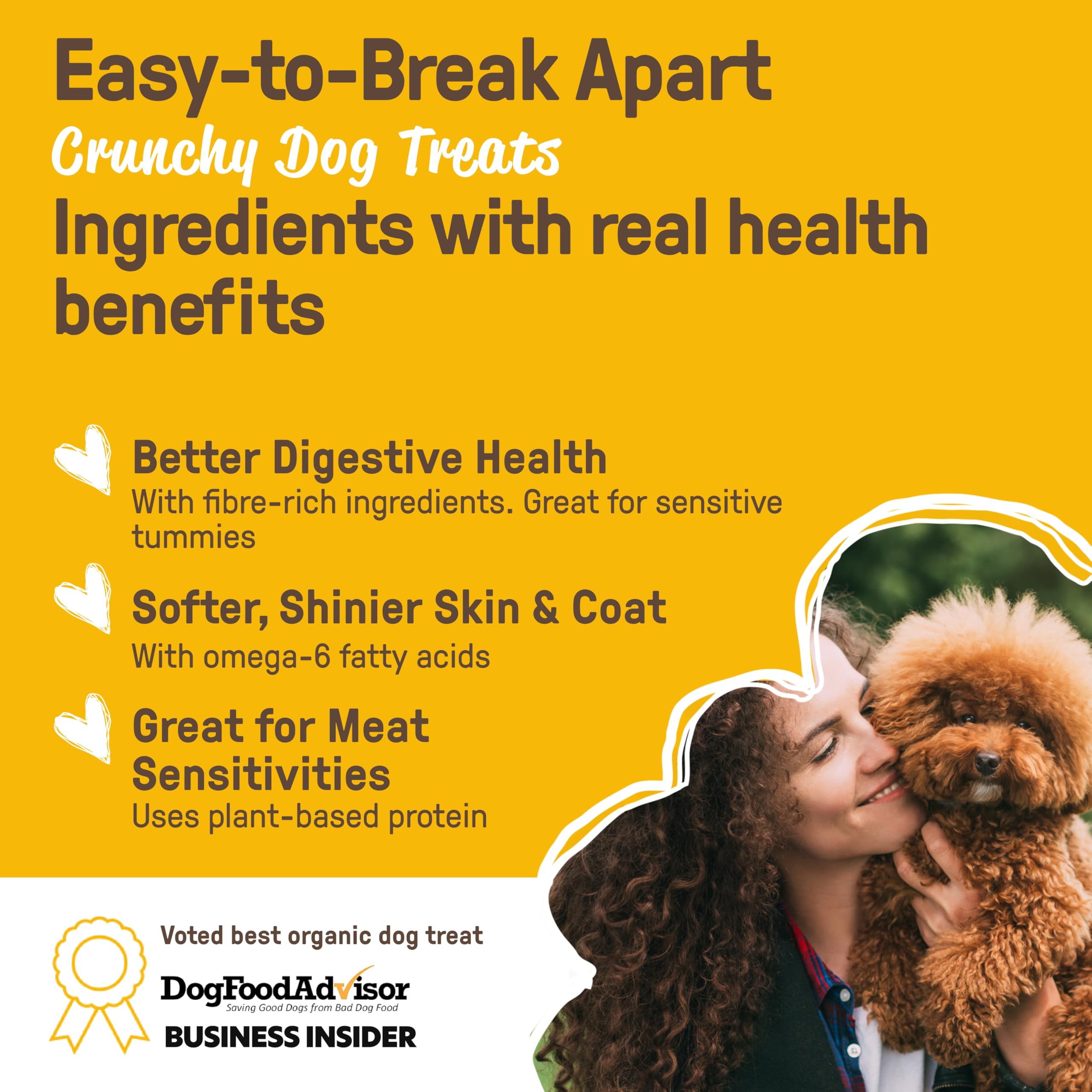 CookiePal puppy-training-bites-visual shows easy-to-break pieces for quick training sessions.