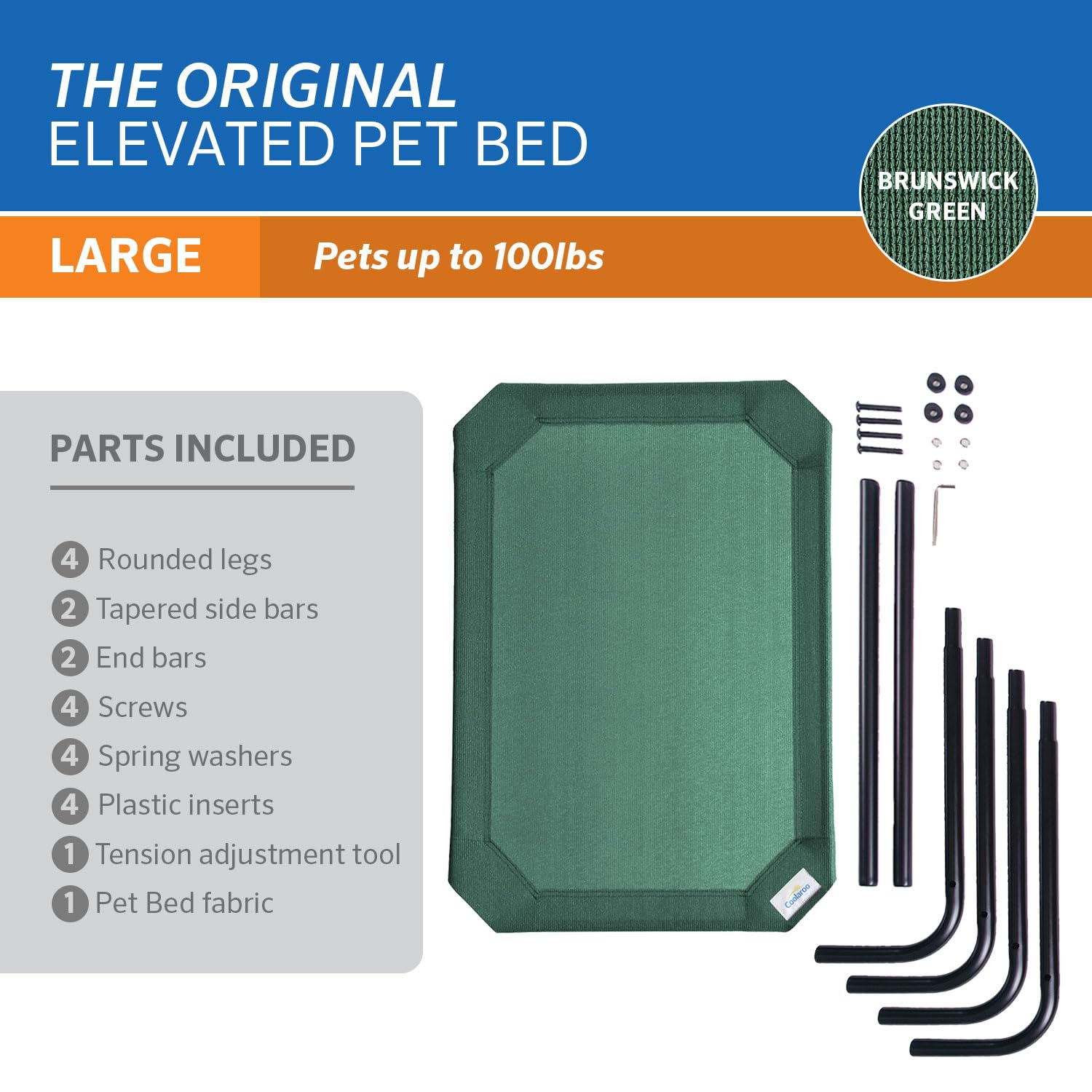 Coolaroo dog bed easy-clean surface allows quick refreshes