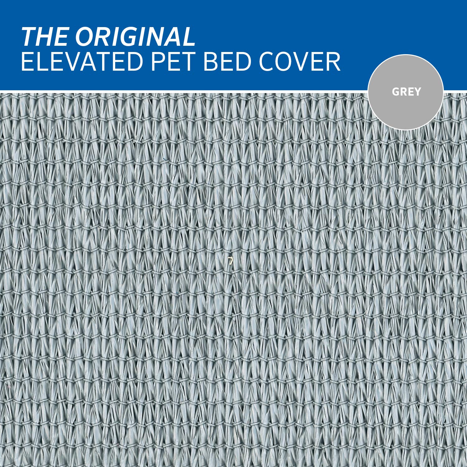 Coolaroo grey replacement cover is eco-friendly and recyclable.