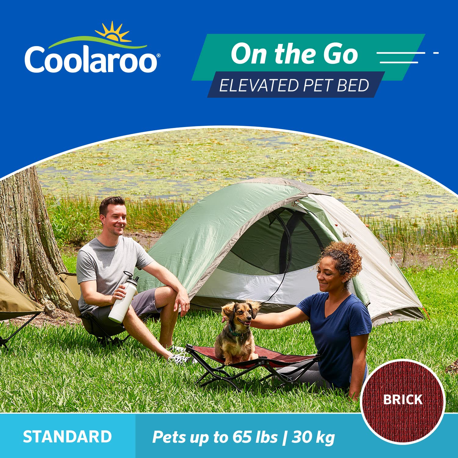 Coolaroo On-The-Go bed carry bag included for lightweight, convenient transport.