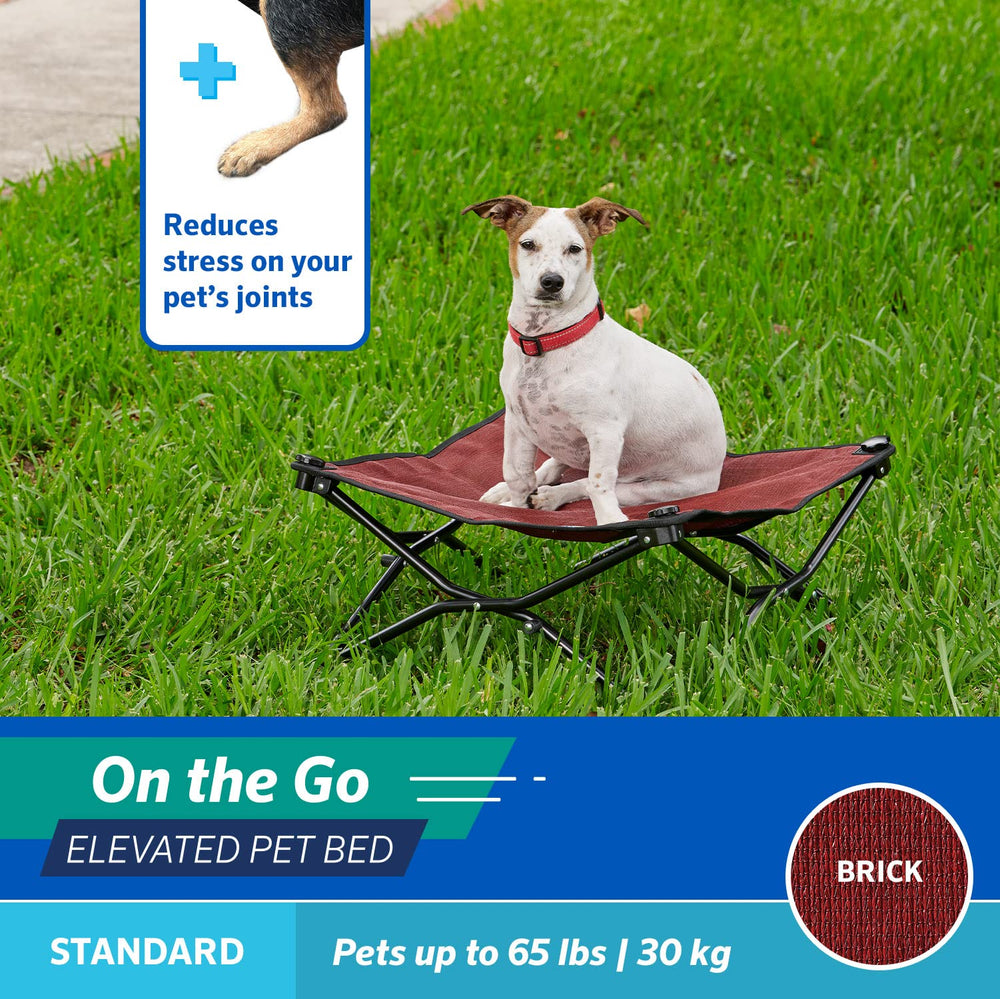 Coolaroo On-The-Go bed setup ready for quick use on camping trips.
