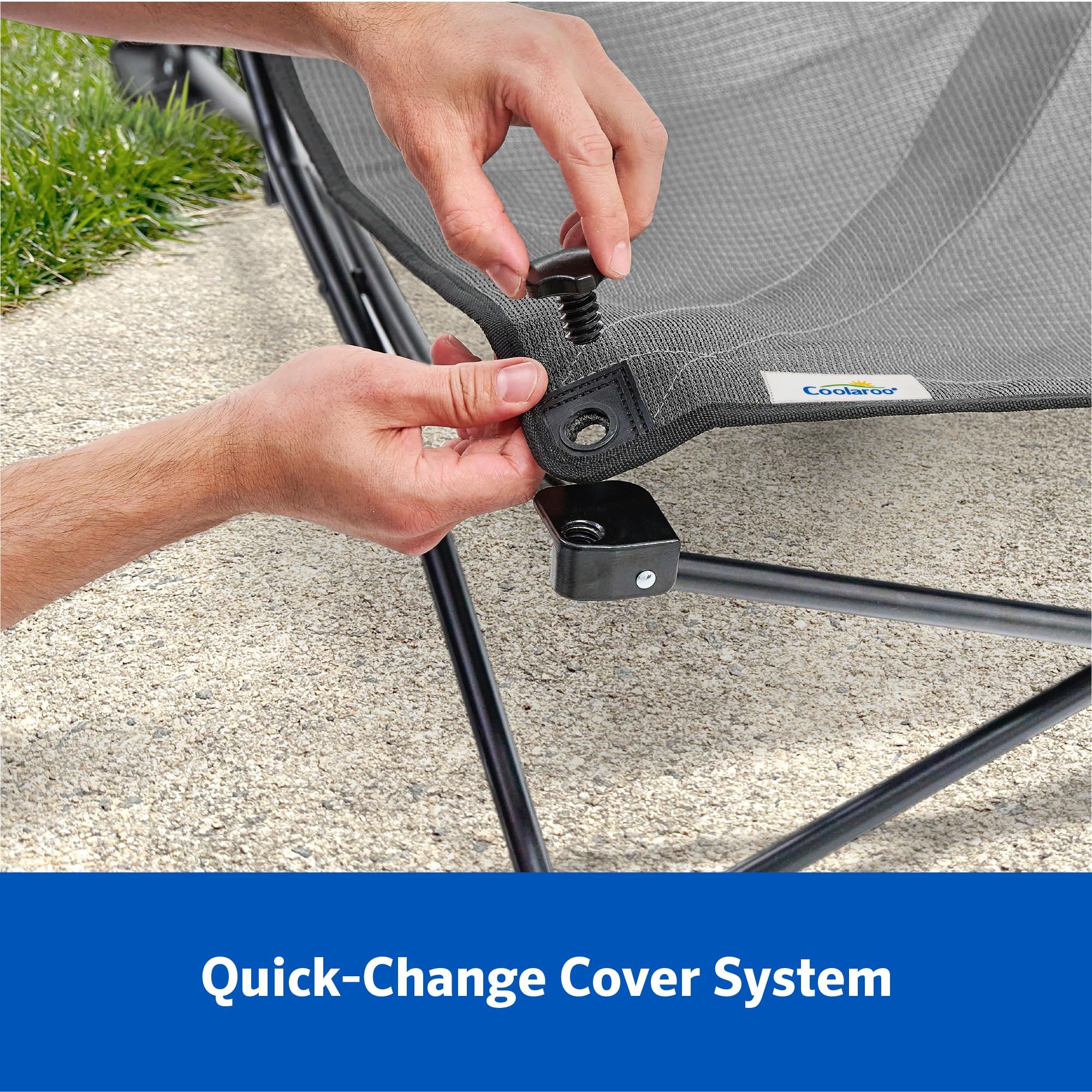 Coolaroo On-The-Go Everglade Green cover adds quick refresh and style