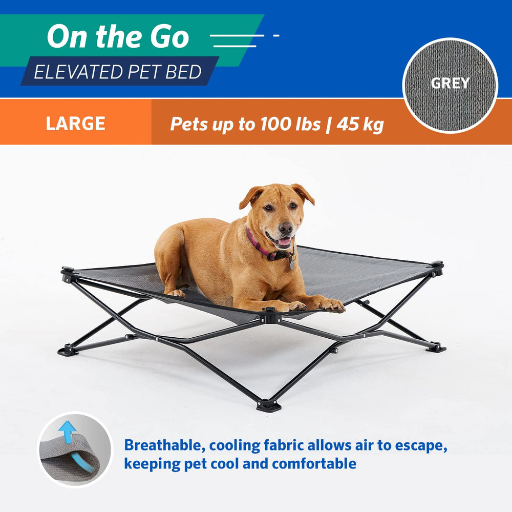 Coolaroo On-The-Go moisture-resistant fabric cleans easily after damp conditions.