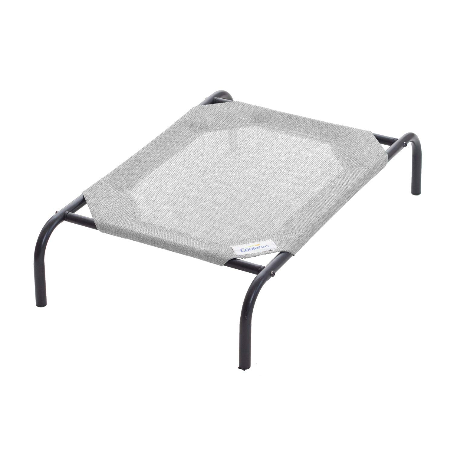 Coolaroo Original Elevated Dog Bed with breathable fabric for cooling comfort.