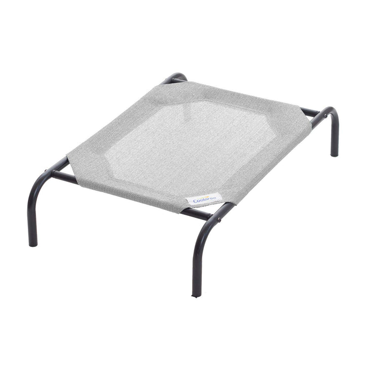 Coolaroo Original Elevated Dog Bed with breathable fabric for cooling comfort.