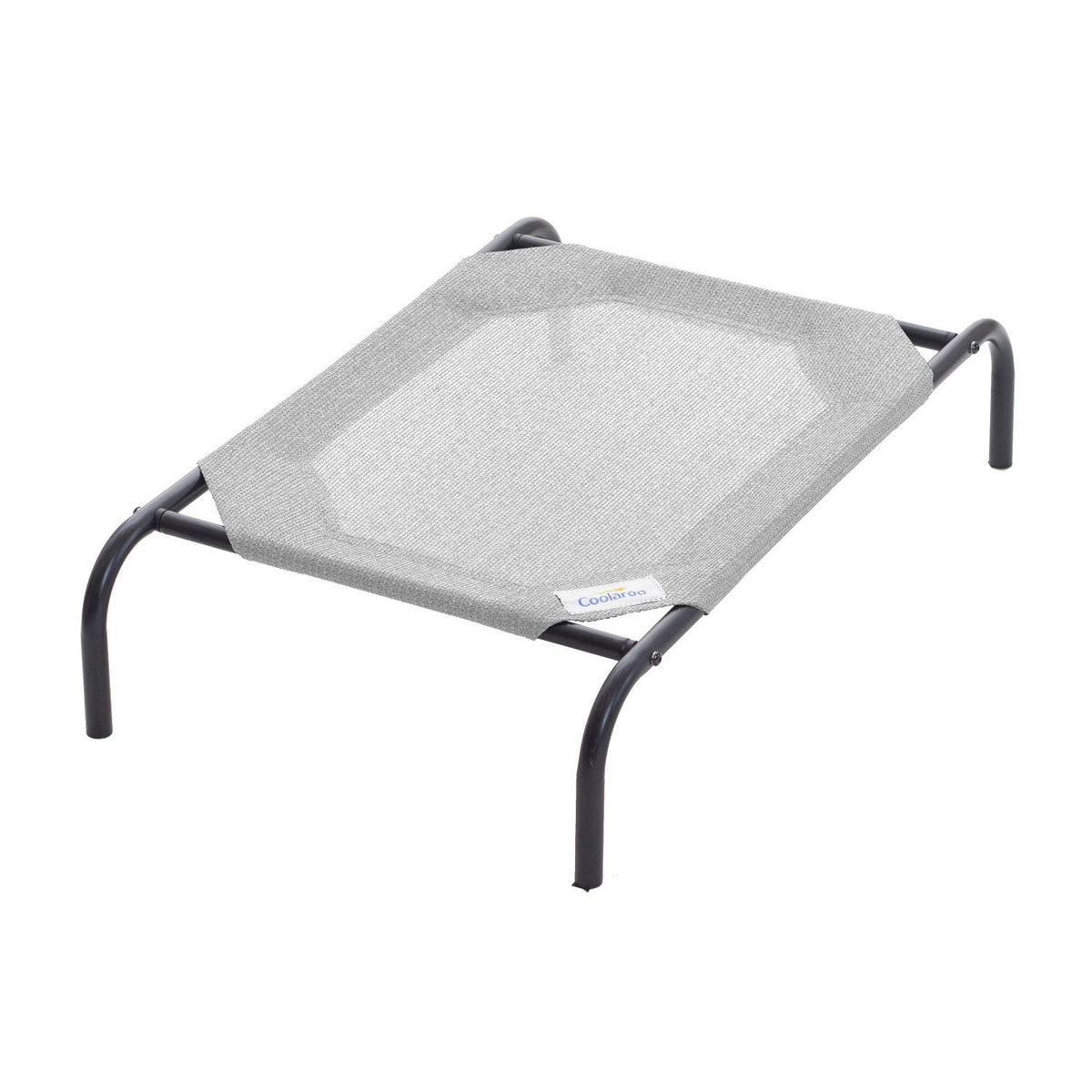Coolaroo Original Elevated Dog Bed with breathable fabric for cooling comfort.