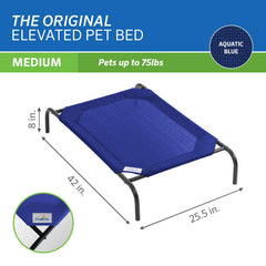 Coolaroo bed for indoors or outdoors keeps pets comfortable anywhere