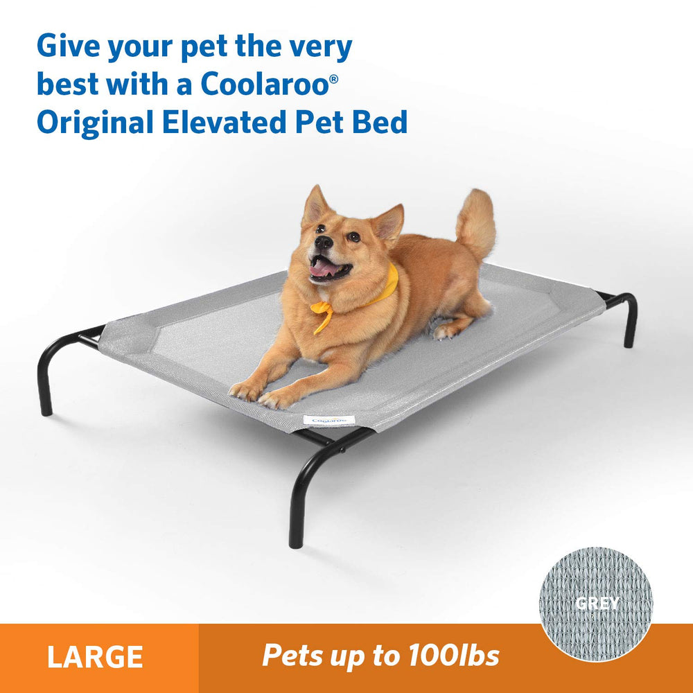Off-the-ground design supports joints and reduces pressure during lounging.