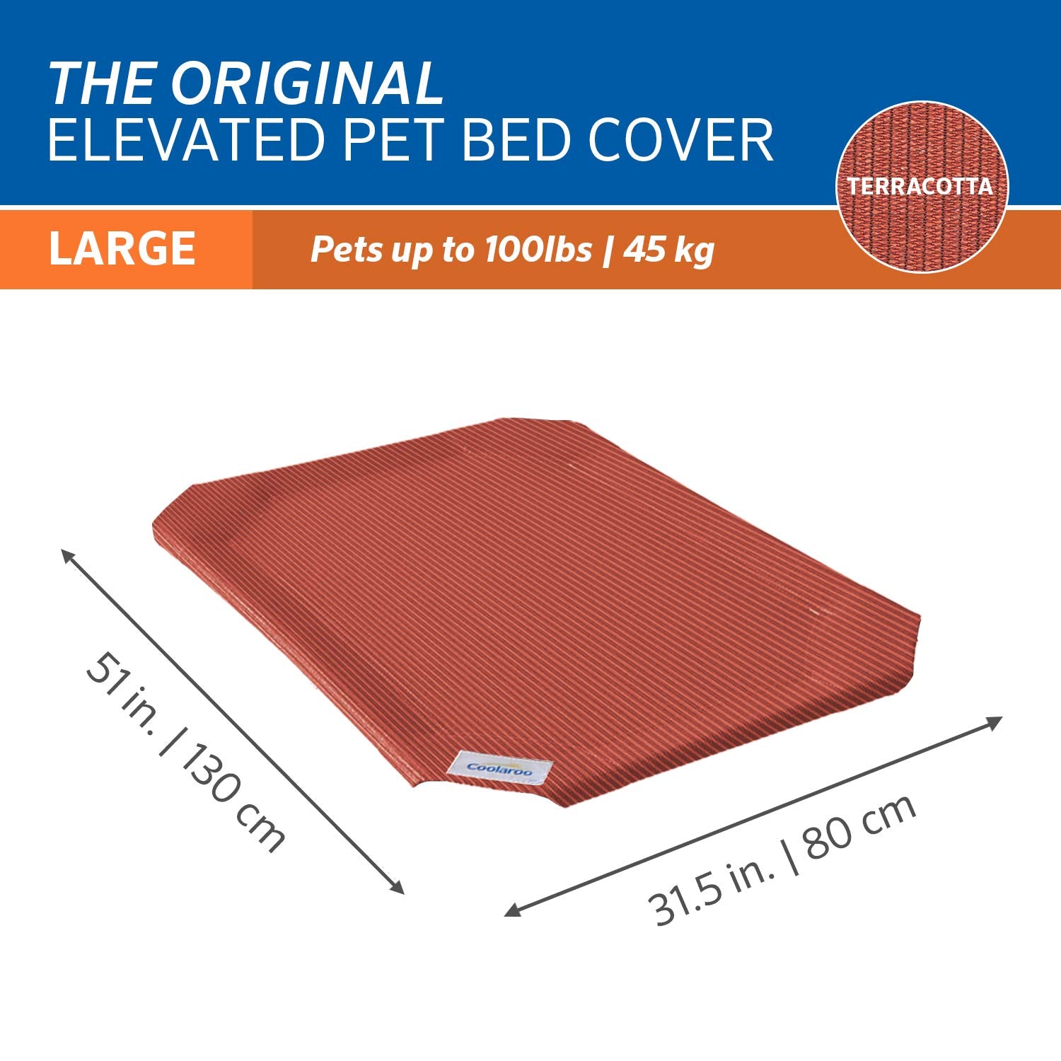 Coolaroo replacement cover easy clean hose-off for quick maintenance.