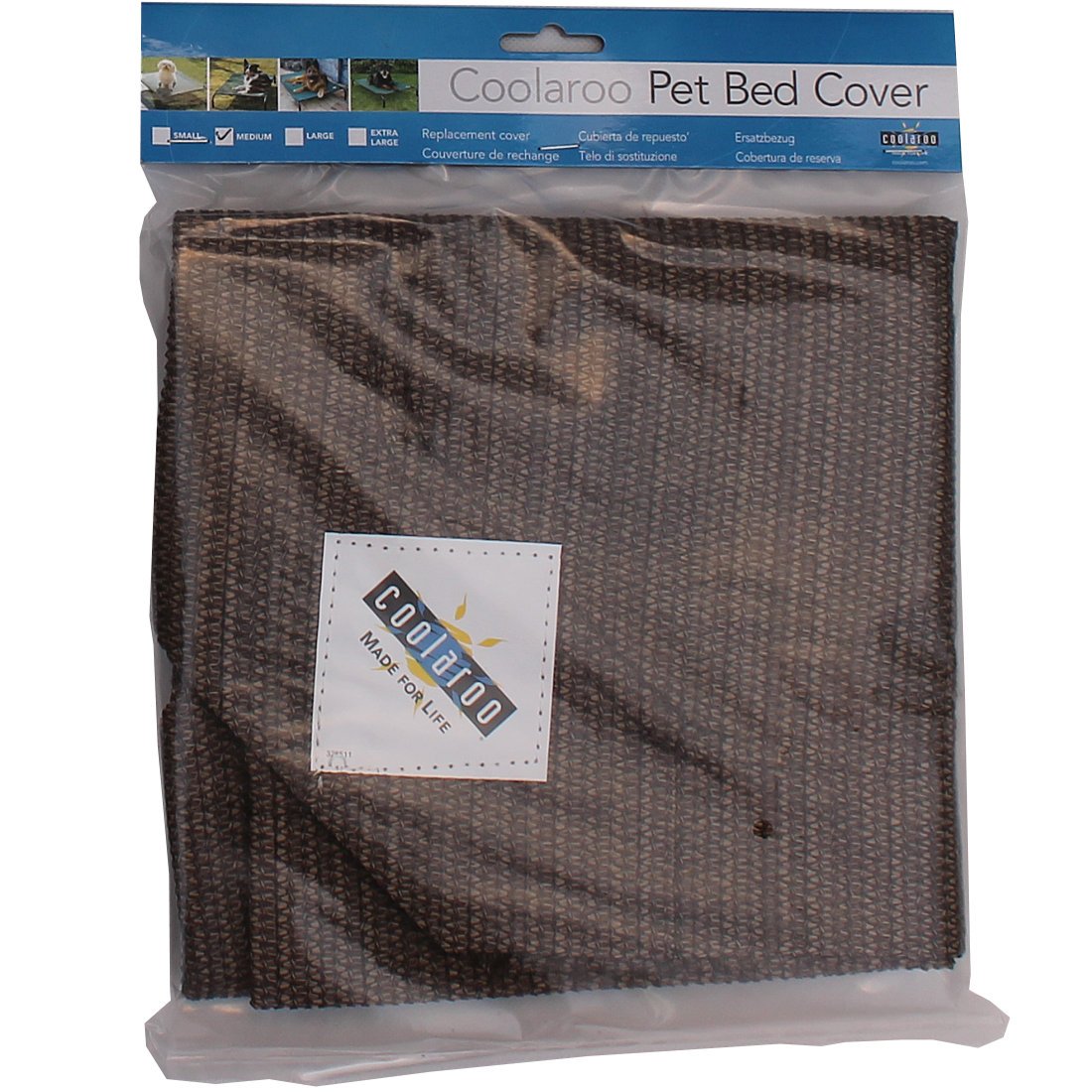 Coolaroo cover with tool-free removal enables easy cleaning and color changes.