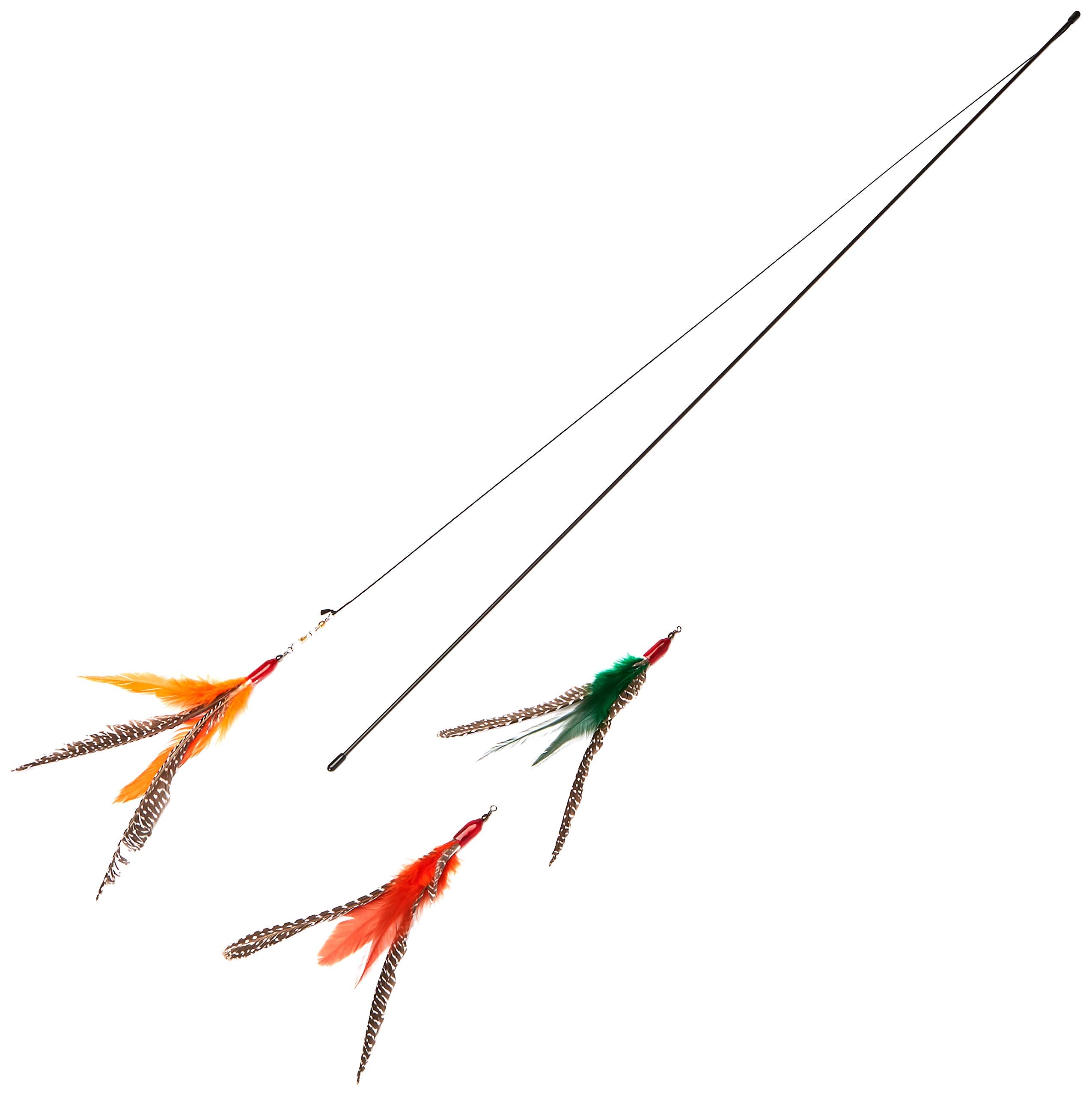CoolCyberCats GoCat Da Bird rod and feather cat toy engages feline playtime with dynamic motion