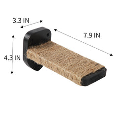 COOLEX wall-climbing-shelf-black shows a sleek, space-efficient fitness spot for cats.
