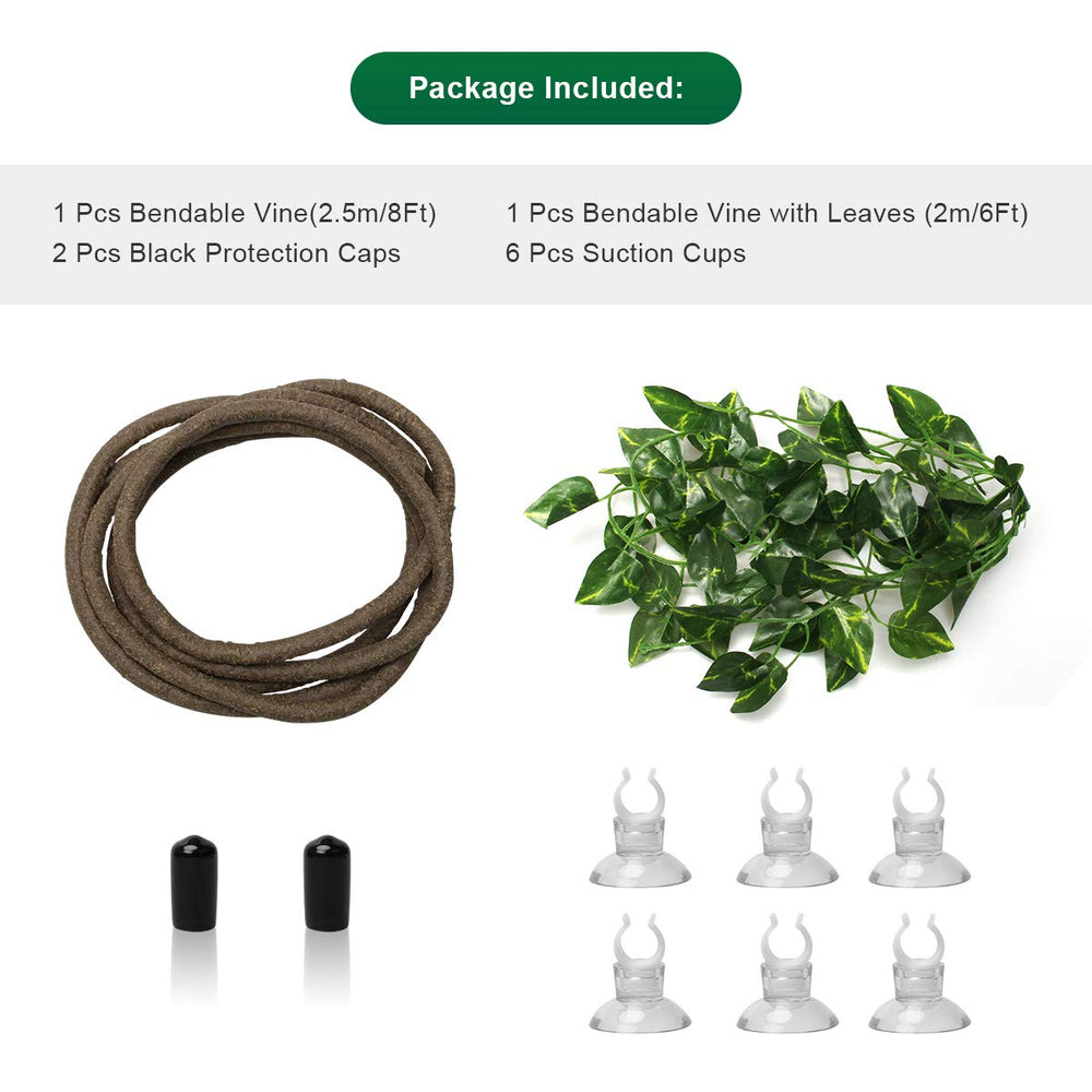Coolrunner vine with leaves 6ft enhances natural habitat and provides cover