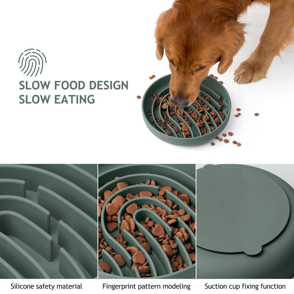 Coomazy dishwasher-safe silicone bowl highlights easy cleaning