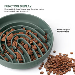 Coomazy fingerprint maze design shown for extended mindful eating
