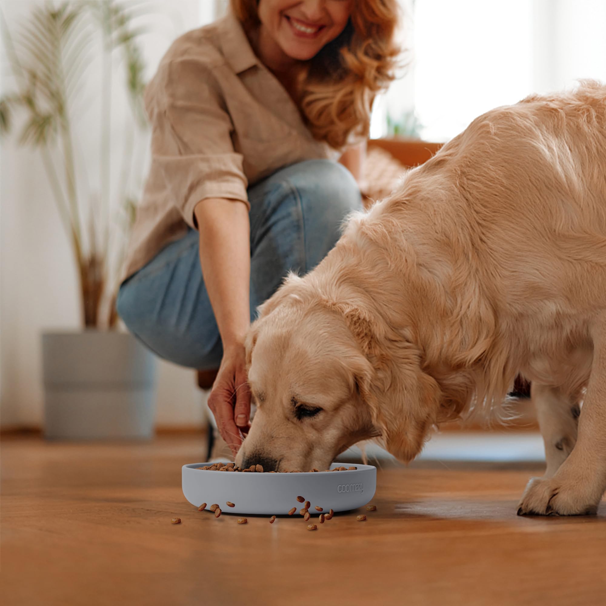 Coomazy puzzle-style bowl slows eating, supporting comfortable digestion awareness.