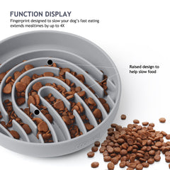 Coomazy silicone design provides durable puzzle for pets' mental stimulation.