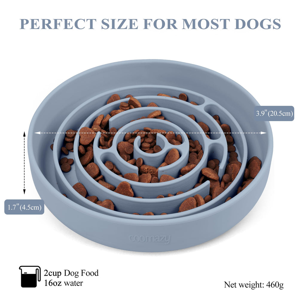 Coomazy suction-cup bottom keeps bowl steady during meals.