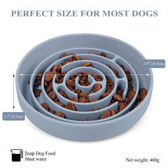 Coomazy suction-cup bottom keeps bowl steady during meals.