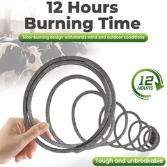 Coomly Coils in Horse Stable offer odor-free, 12-hour guard against pests.