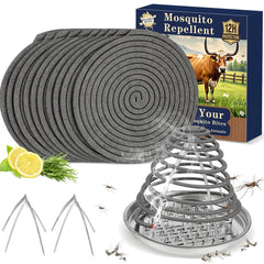 Coomly Livestock Coils Pack with Holder for stable protection against insects.
