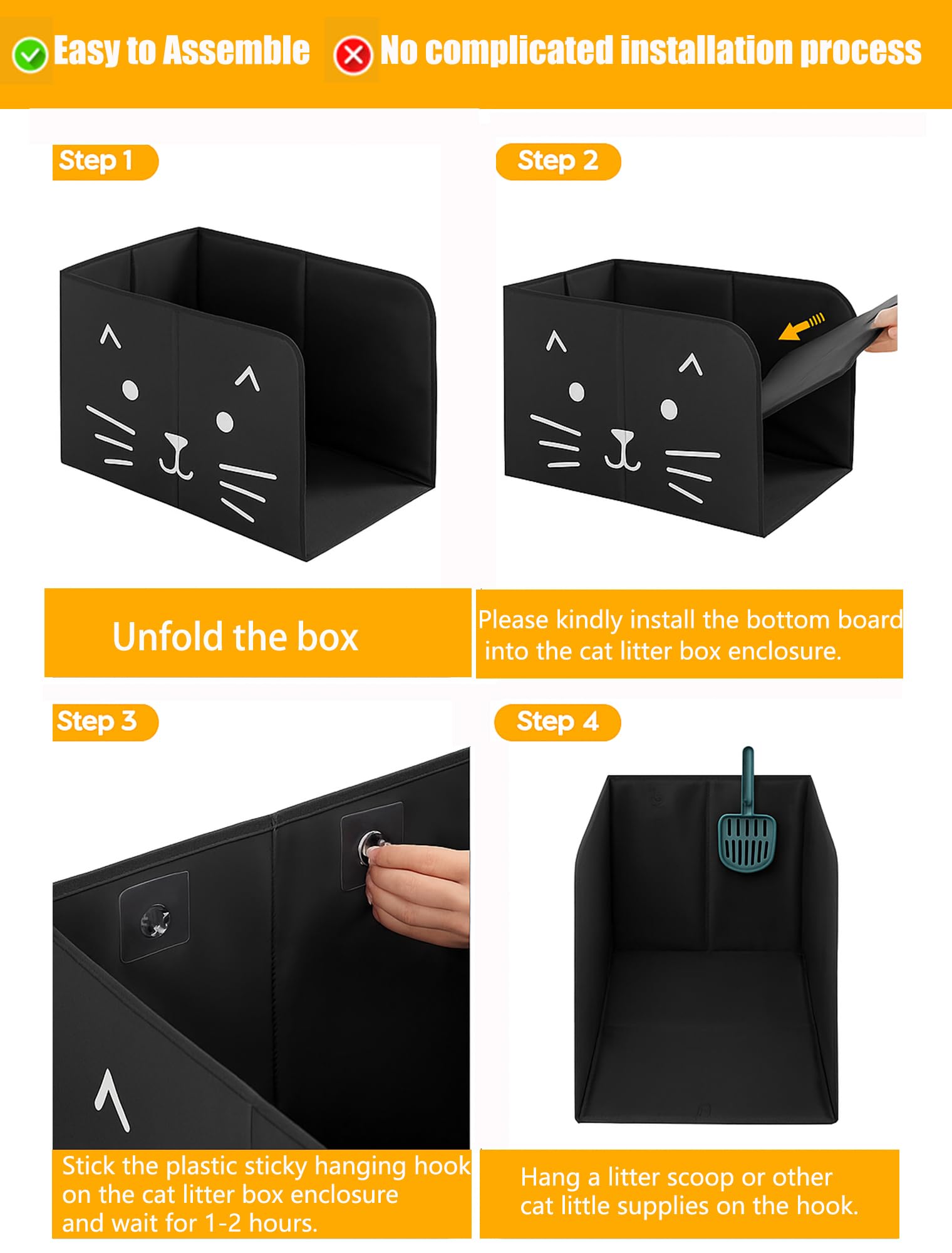 Coorganisers anti-leakage design minimizes spills around the box.