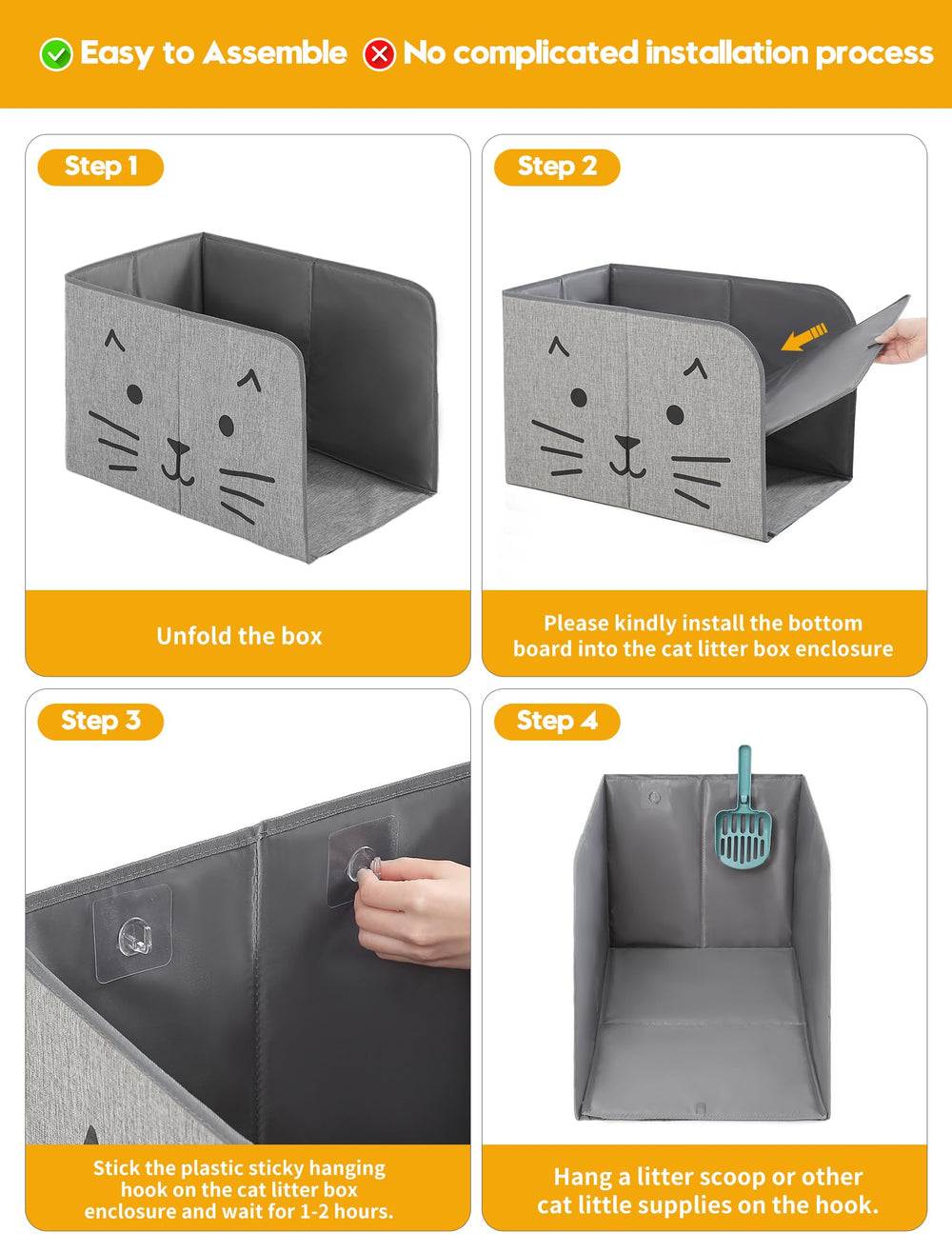 Coorganisers enclosure fits standard sizes, versatile for home or store use