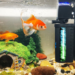 COOSPIDER aquarium filter for 10-45 gallon tanks promotes clearer water and easy maintenance.
