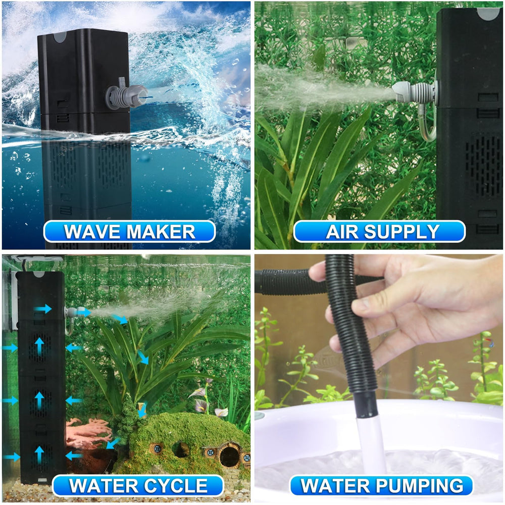 COOSPIDER 400GPH supports oxygenation and water movement for fish health