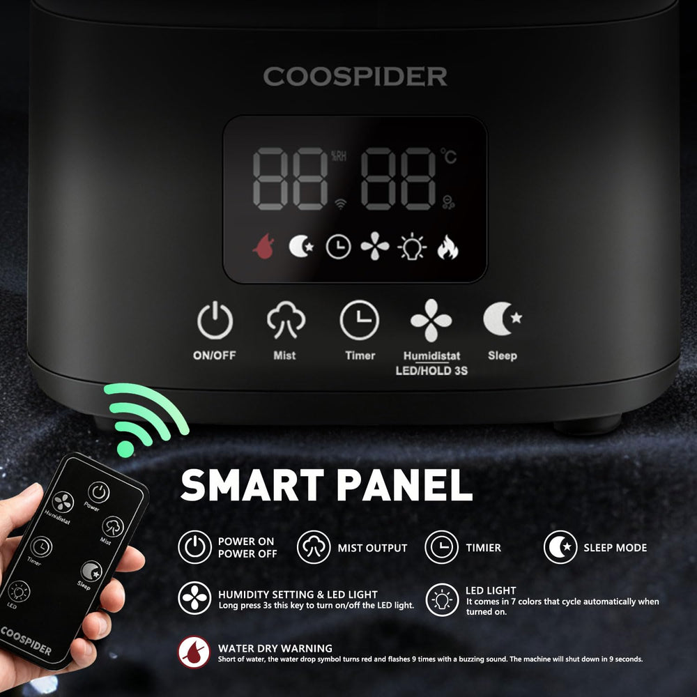 COOSPIDER remote control panel for convenient operation